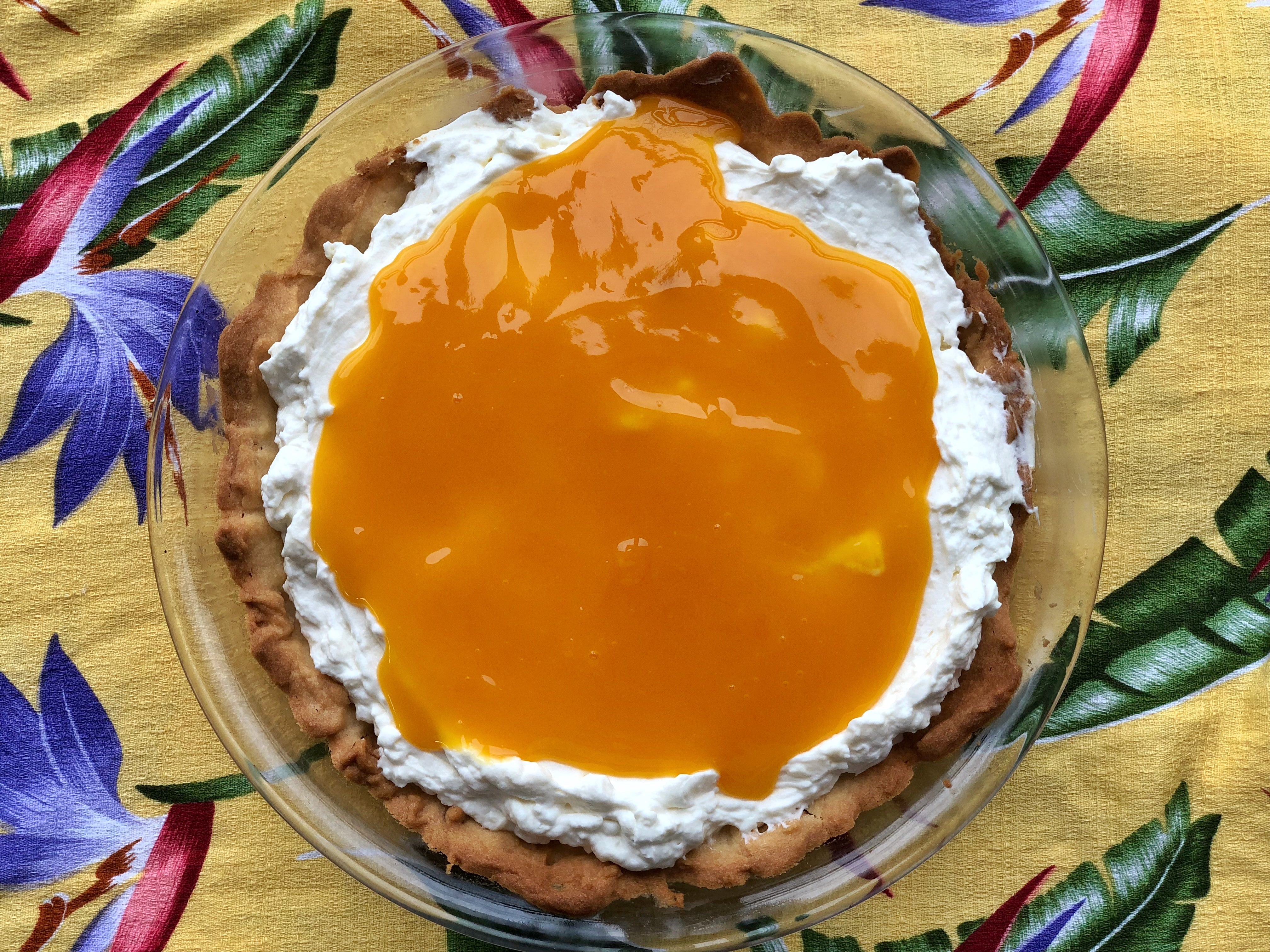 Easy Lilikoi Cream Cheese Pie Recipe with Passionfruit Flavor