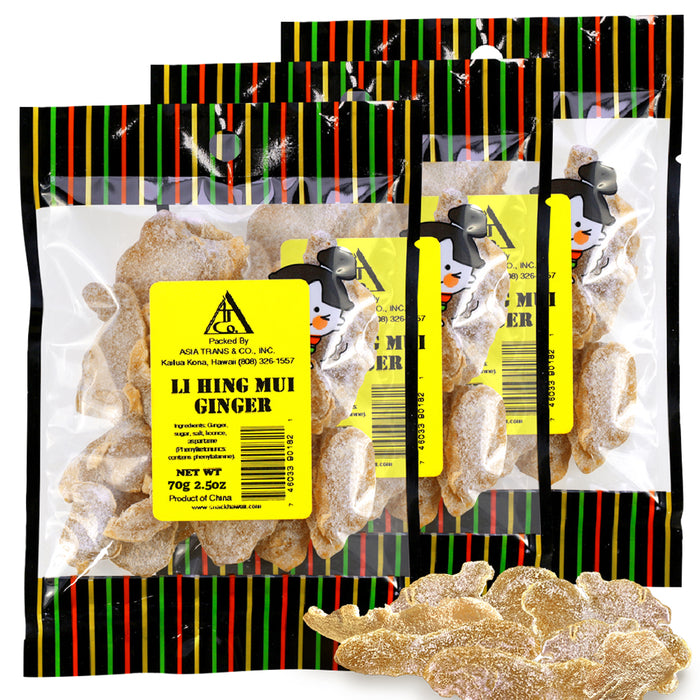 Li Hing Mui Ginger: Hawaiian Snack