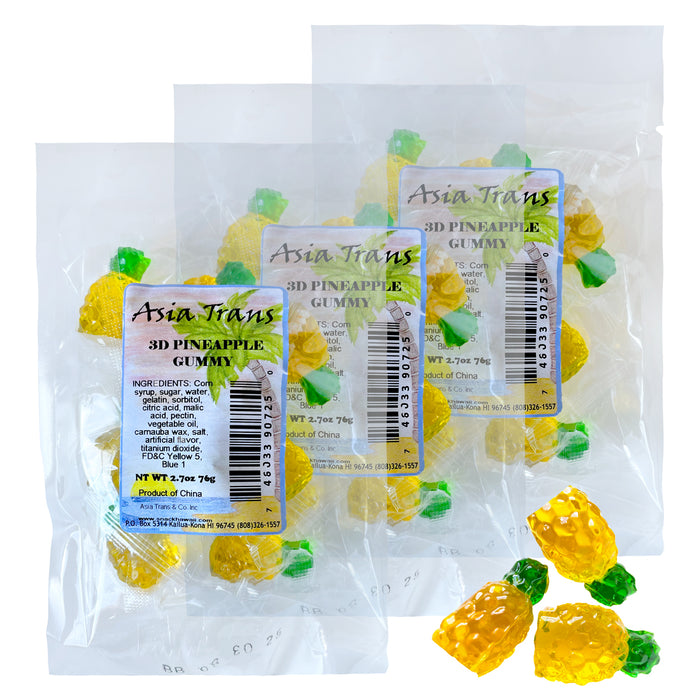 3D Pineapple Gummy