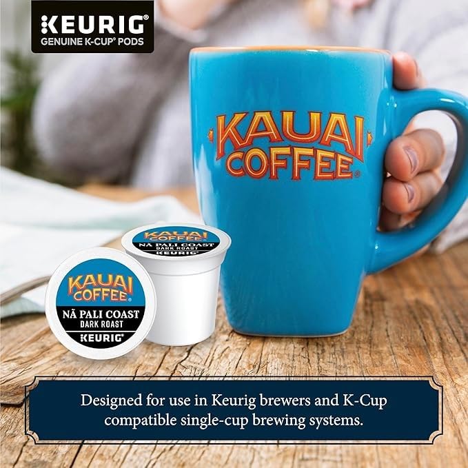 Kauai Coffee Na Pali Coast Dark Roast K-Cup