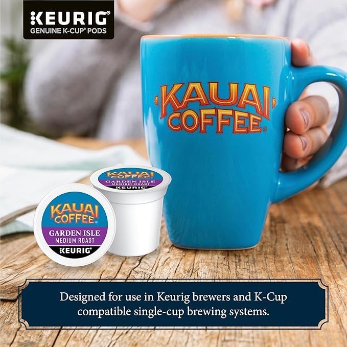 Kauai Coffee Garden Isle Medium Roast K-Cup