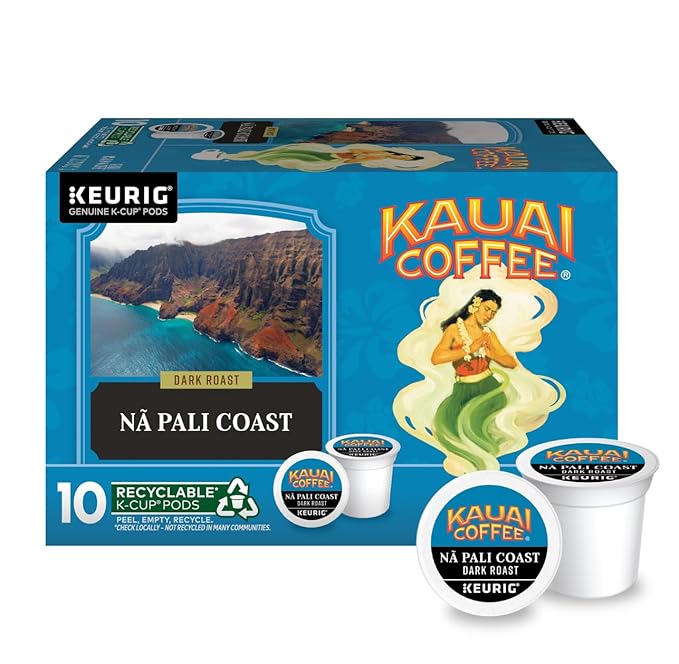 Kauai Coffee Na Pali Coast Dark Roast K-Cup