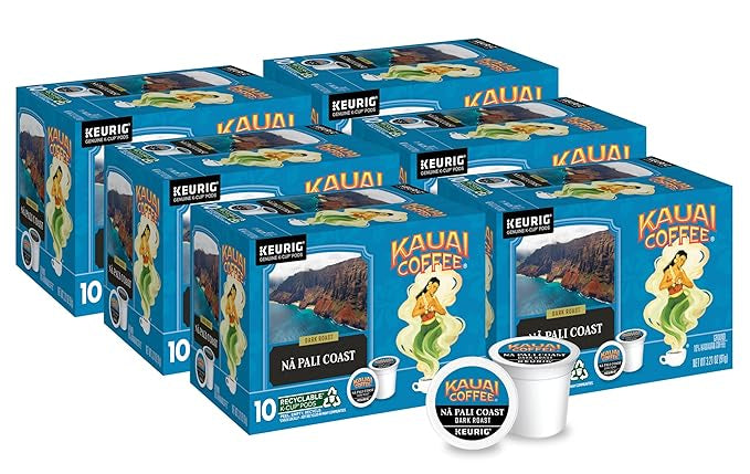 Kauai Coffee Na Pali Coast Dark Roast K-Cup