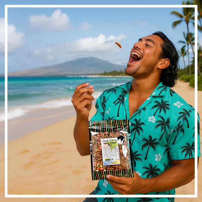 Spicy Island Mix Kakinotane and Wasabi Peas Arare