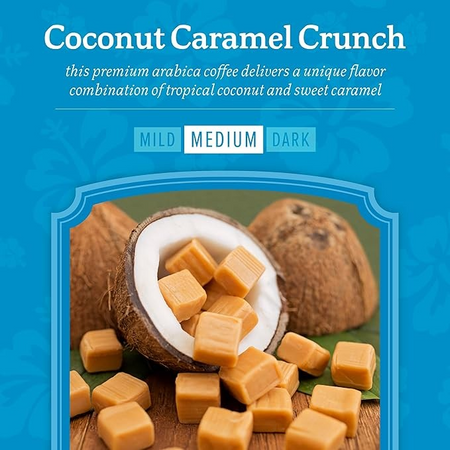 Kauai Coffee Coconut Caramel Crunch Roast K-Cup