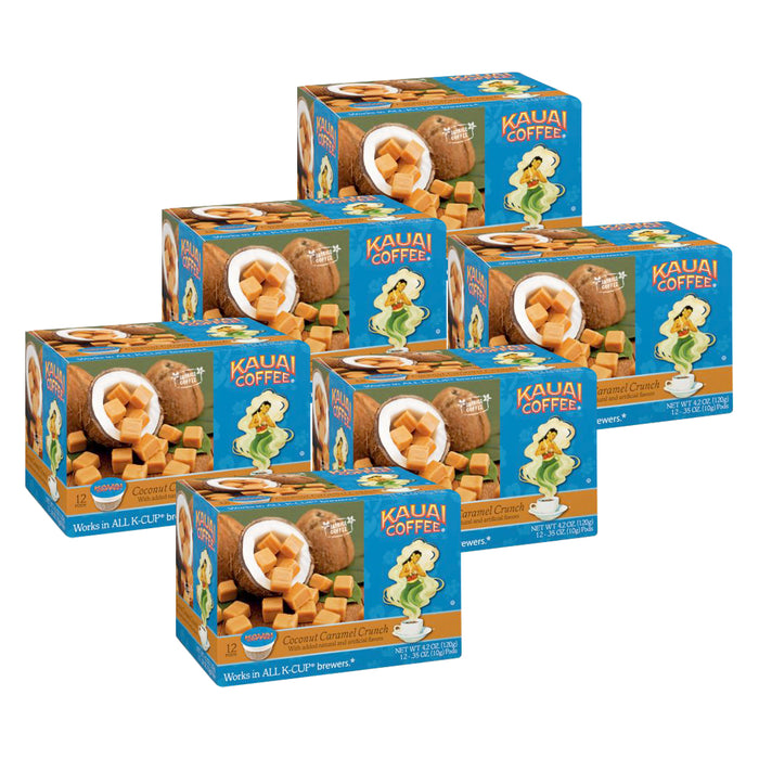 Kauai Coffee Coconut Caramel Crunch Roast K-Cup