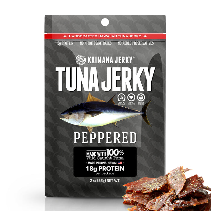 Peppered Ahi Tuna Jerky