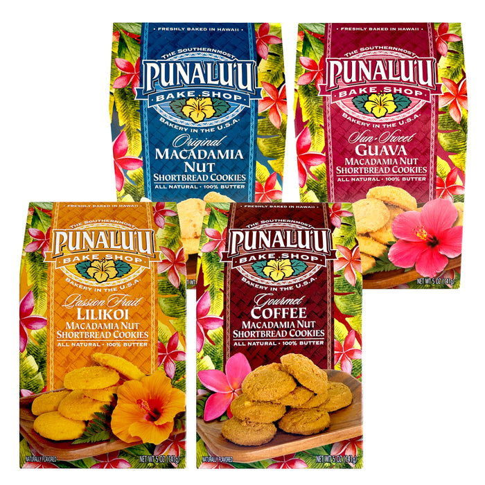 Punalu'u Bakery Gourmet Variety Shortbread Cookies