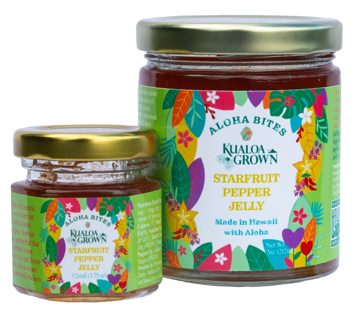 Aloha Bites Kualoa Grown Starfruit Pepper Jelly
