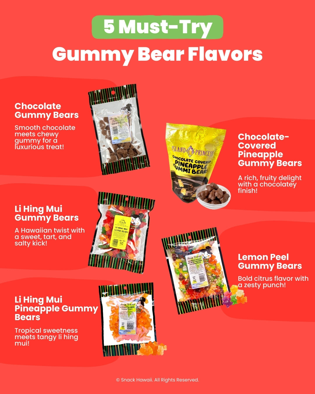 5 Must-Try Gummy Bear Flavors