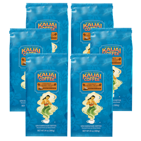 Kauai Coffee Coconut Caramel Crunch - Ground