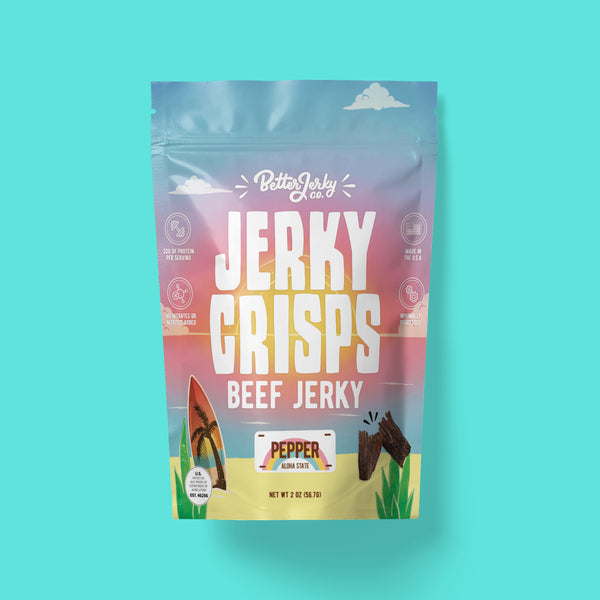 Hawaiian Style Crispy Pepper Beef Jerky