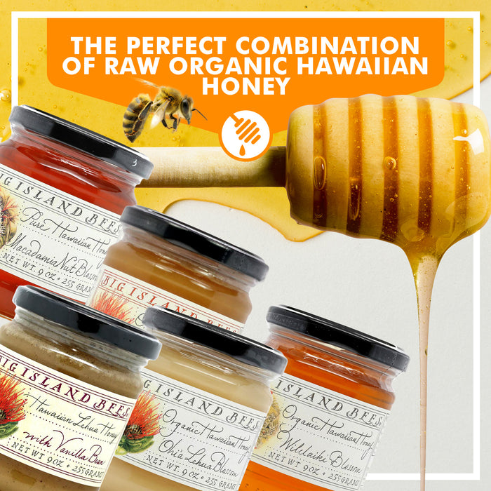 Big Island Bees Honey Gourmet Gift Set