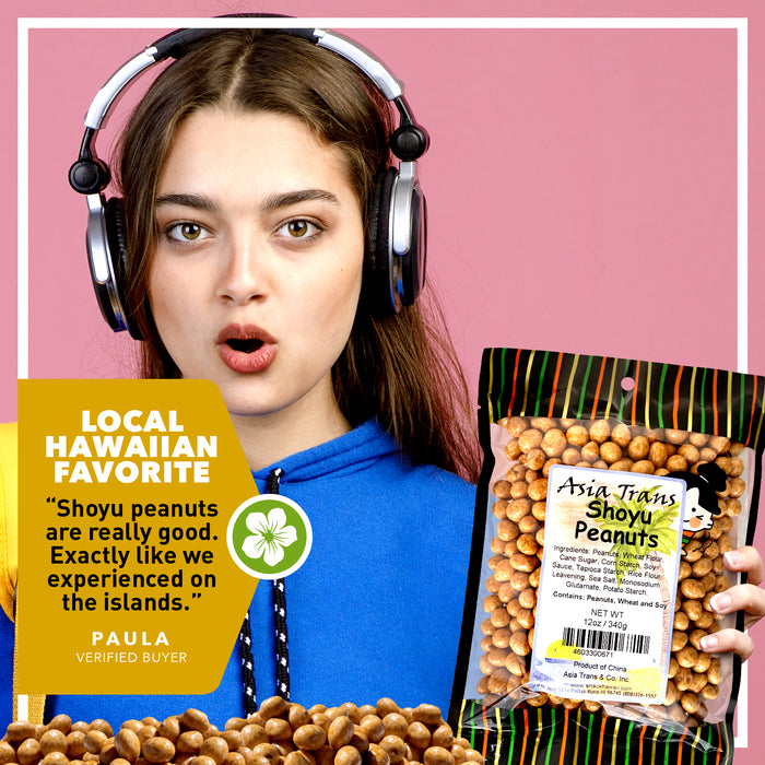 Shoyu Peanuts 12oz