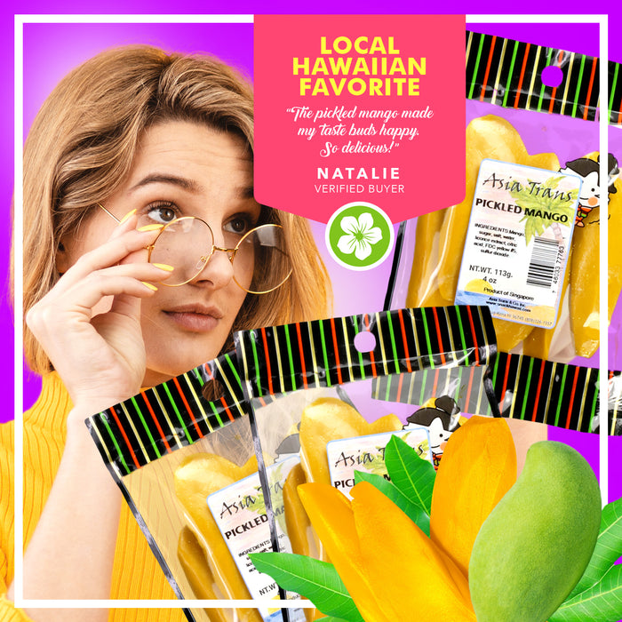 Yellow Pickled Mango: Snack Hawaii