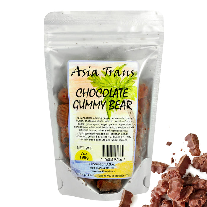 Chocolate Gummy Bears: Gummi Bears Candy