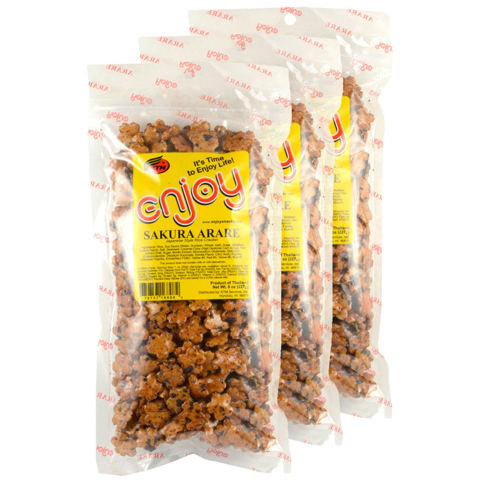 Enjoy Sakura Arare 8 oz - 3 Pack