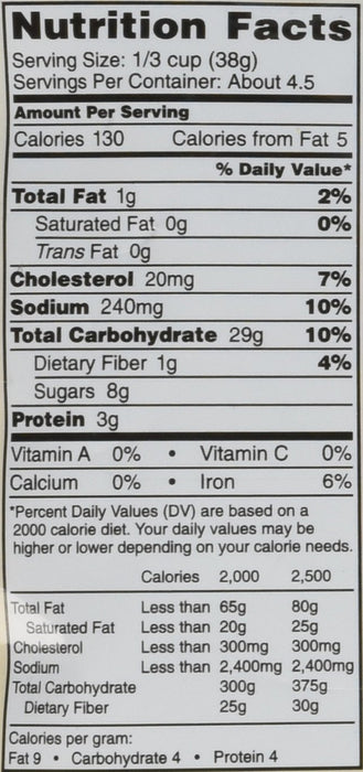 Hawaiian Sun Chocolate Macadamia Nut Pancake Mix - Nutrition Facts