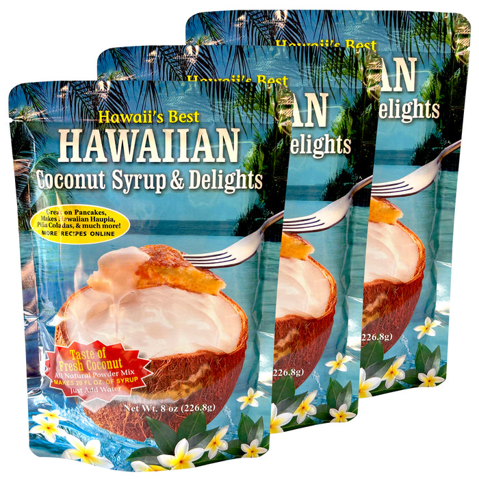 Hawaii's Best Hawaiian Coconut Syrup & Delights Mix