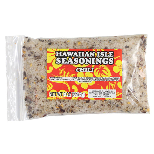 Hawaiian Isle Chili Seasoning in zipper bag