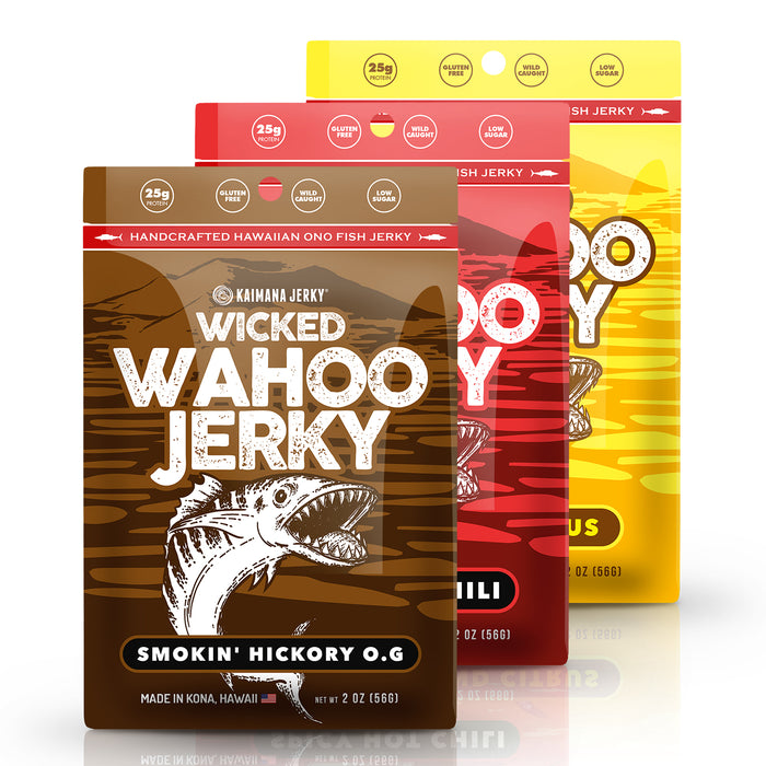 Kaimana Wahoo Jerky - Variety Bundle