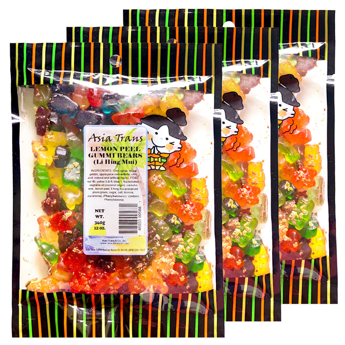 Lemon Peel Gummy Bears