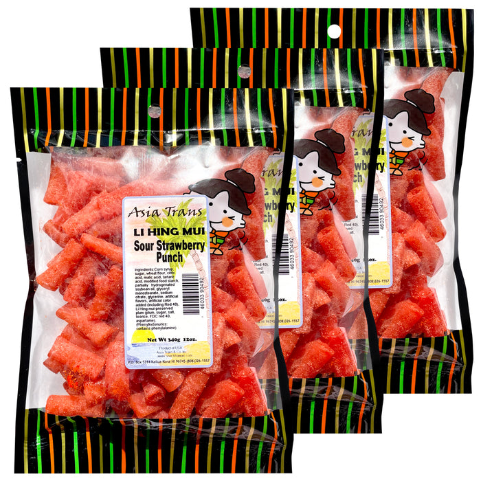 Li Hing Mui Strawberry Punch: Asian Candy