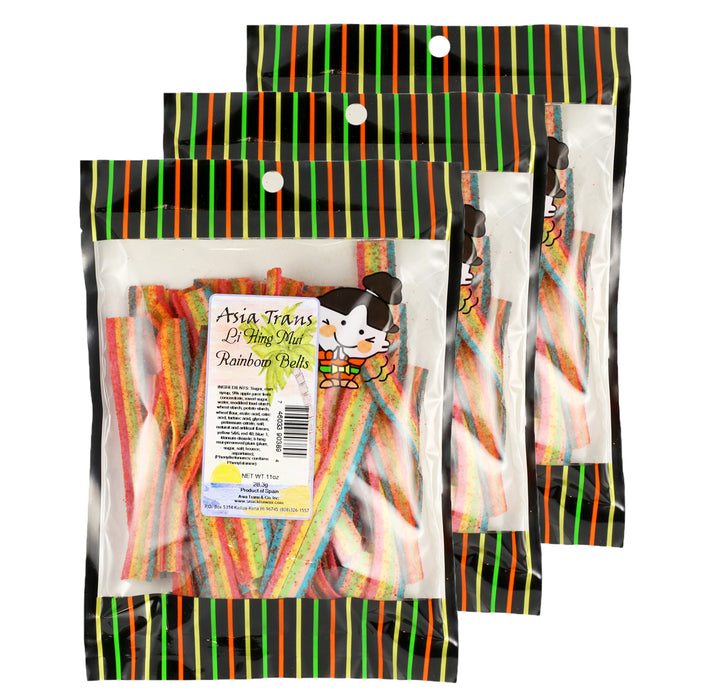 BUY 2 GET 1 FREE - Li Hing Mui Rainbow Belts