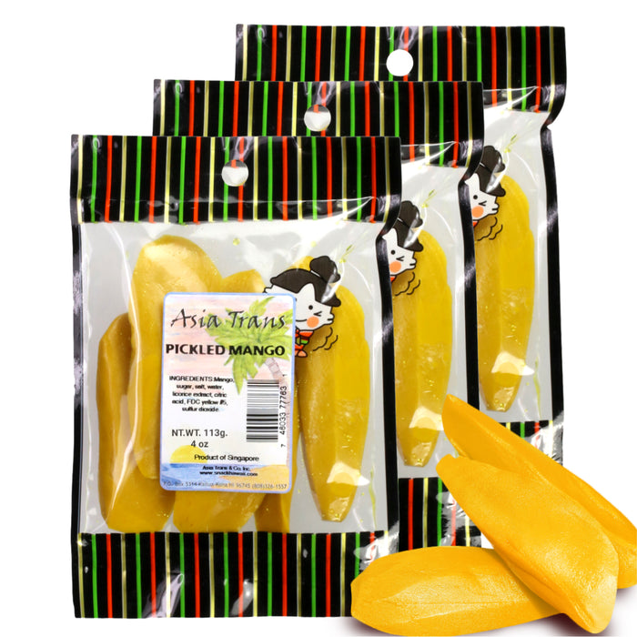 Yellow Pickled Mango: Hawaiian Snack
