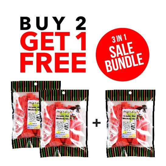 BUY 2 GET 1 FREE - Li Hing Mui Strawberry Belts