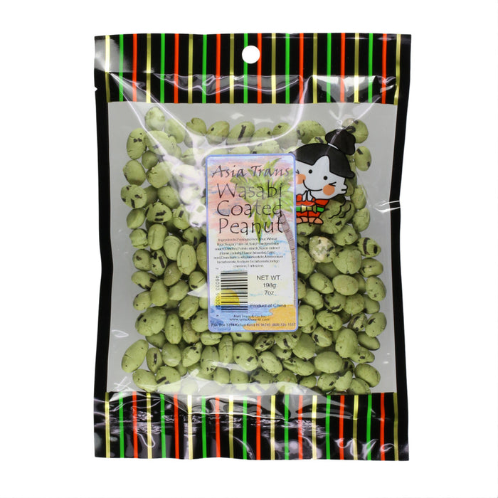 Wasabi Coated Peanut bag front