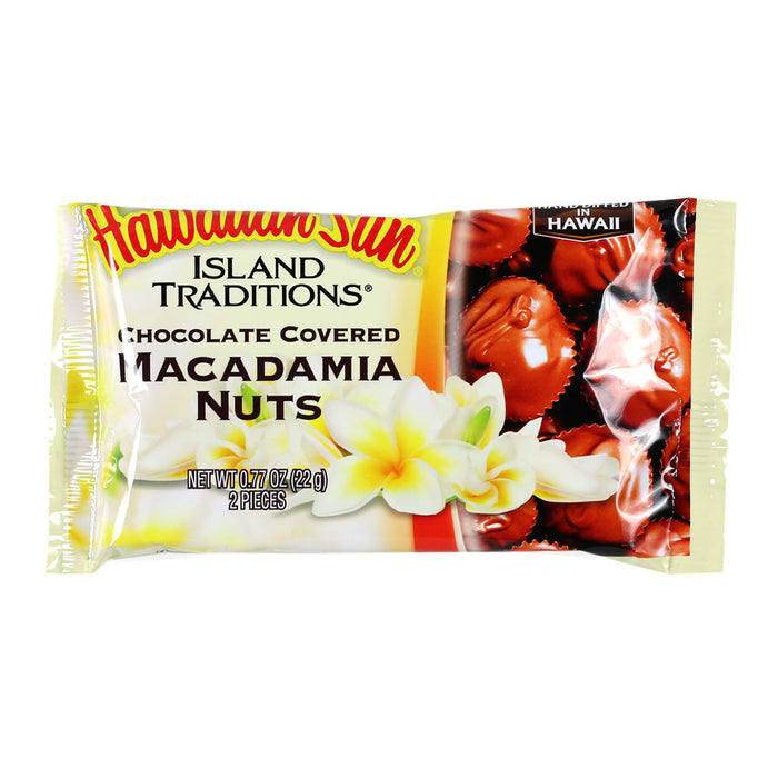Hawaiian Sun Chocolate Macadamia Nuts - 18 Pack Box Set