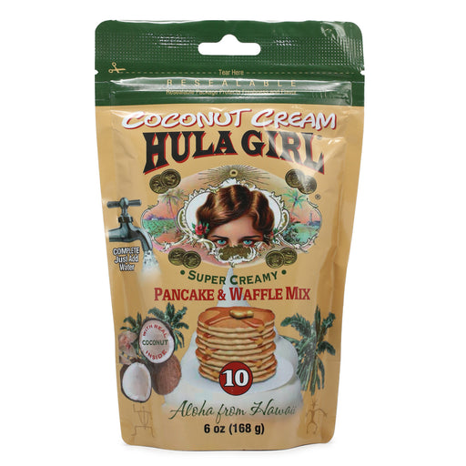 Hula Girl Coconut Cream Pancake & Waffle Mix - 6 oz
