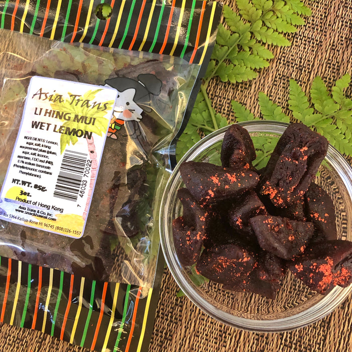 Li Hing Mui Wet Lemon: Hawaiian Snack