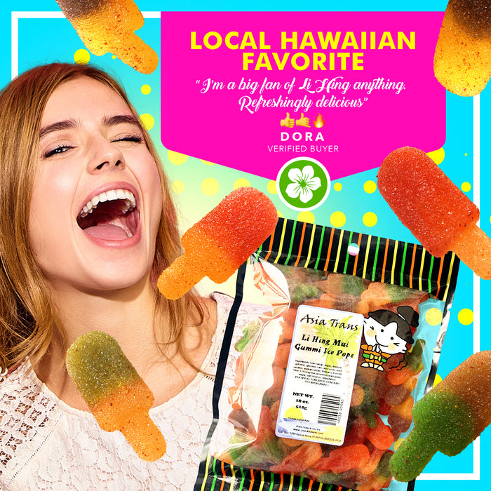 Li Hing Mui Gummi Ice Pops: Best Hawaii Candy