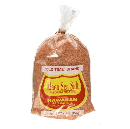 Old Time Hawaiian Red Alaea Sea Salt - 16 oz