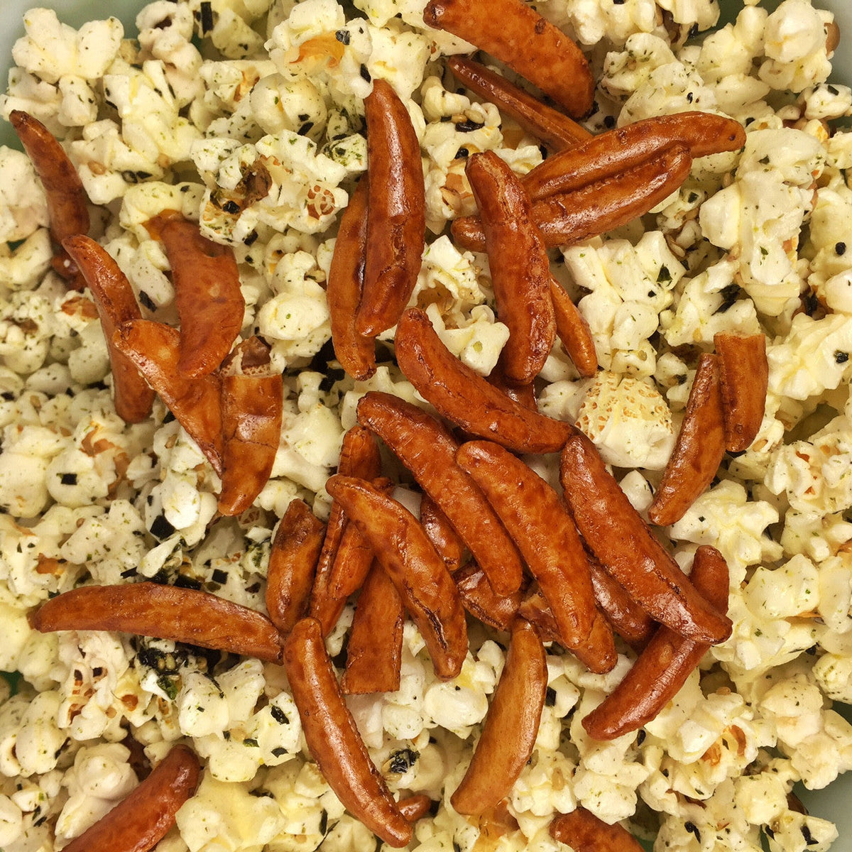 Hawaiian Hurricane Popcorn Recipe: Furikake, Arare & Li Hing Mui