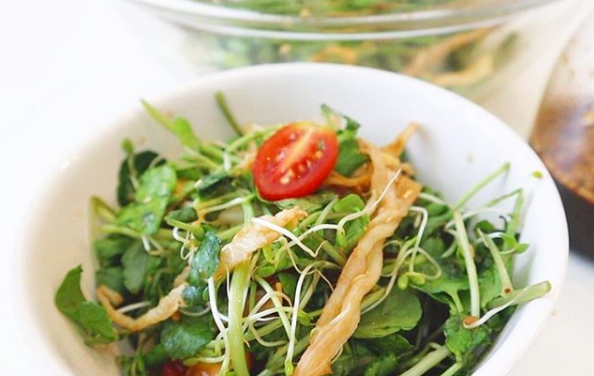 Li Hing Mui Vinaigrette with Watercress Salad | Snack Hawaii