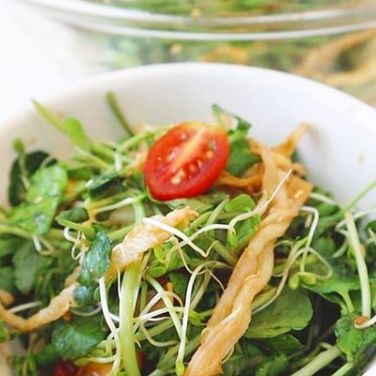 Watercress Salad with Li Hing Mui Vinaigrette Recipe