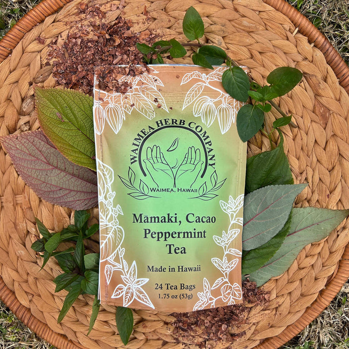 Waimea Herb Company Mamaki Cacao Peppermint Tea