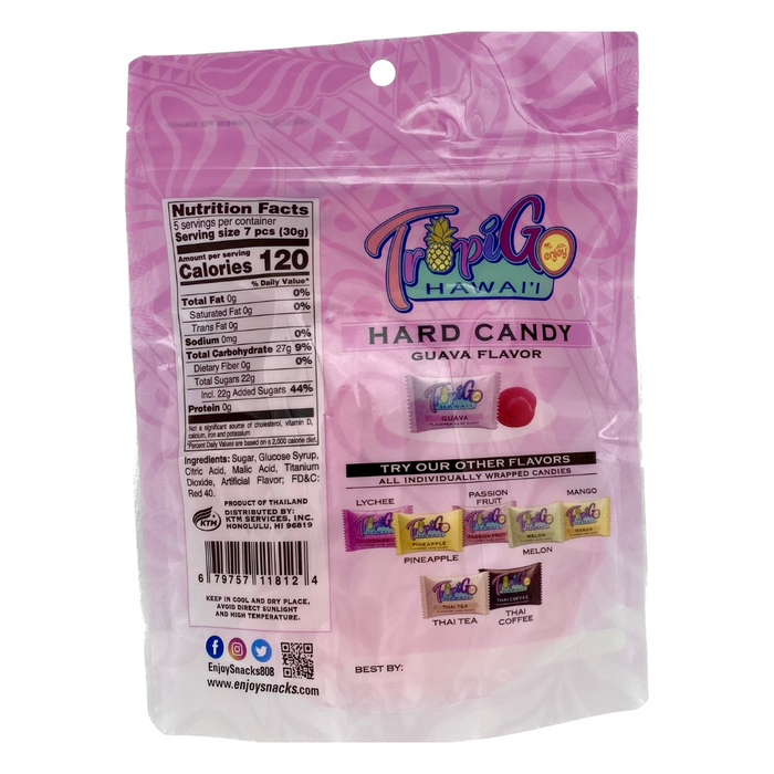 TropiGo Guava Hard Candy