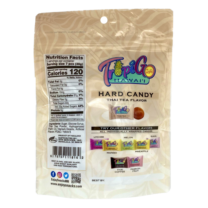 TropiGo Thai Tea Hard Candy
