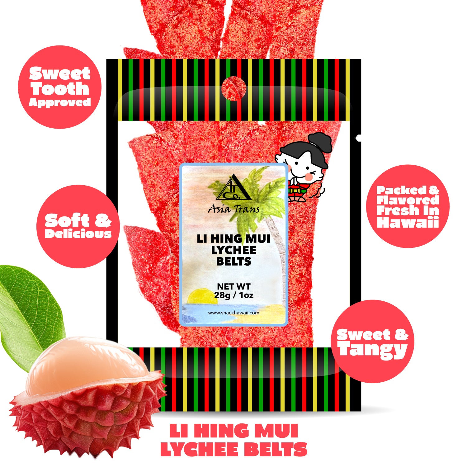 Li Hing Mui Lychee Belts