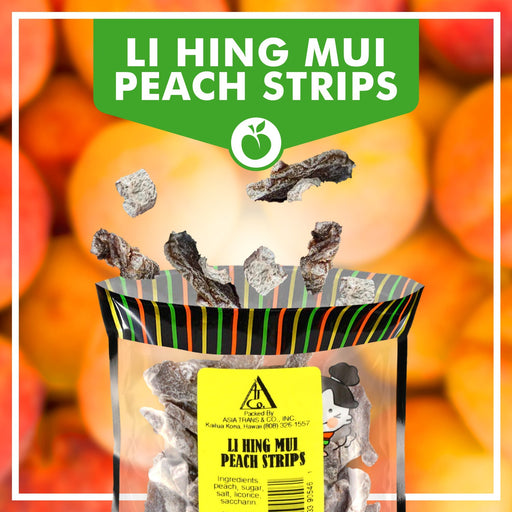 Li Hing Mui Peach Strips