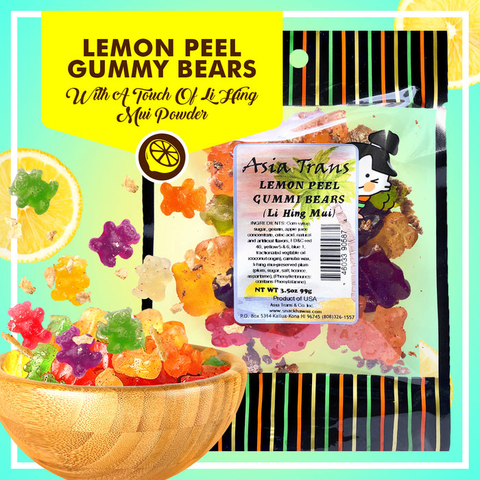 Lemon Peel Gummy Bears