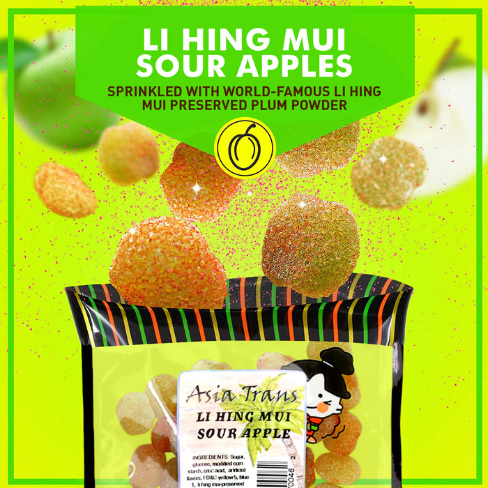 Buy Asia Trans & Co's Li Hing Mui Sour Apple at Snack Hawaii