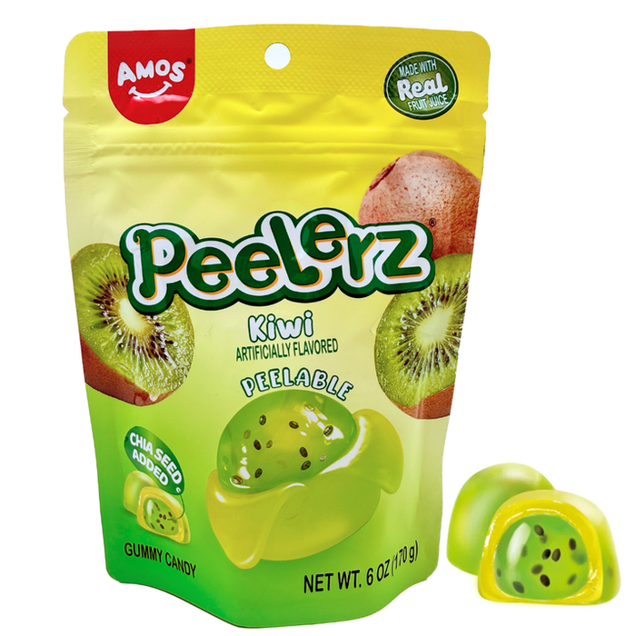 Amos Peelerz Kiwi Peelable Gummy