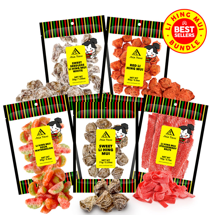 Li Hing Mui Bestsellers Bundle: Local Hawaiian Treat