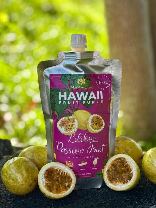 Maui Fruit Jewels Hawaiian Lilikoi Passion Fruit Puree