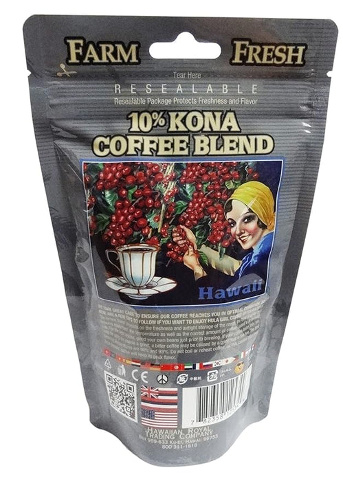 Hula Girl 10% Kona Coffee Blend